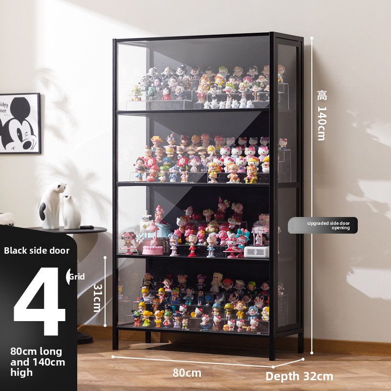 Room Divider Bamboo - Rak Penyimpanan Blind Box Kapasitas Besar