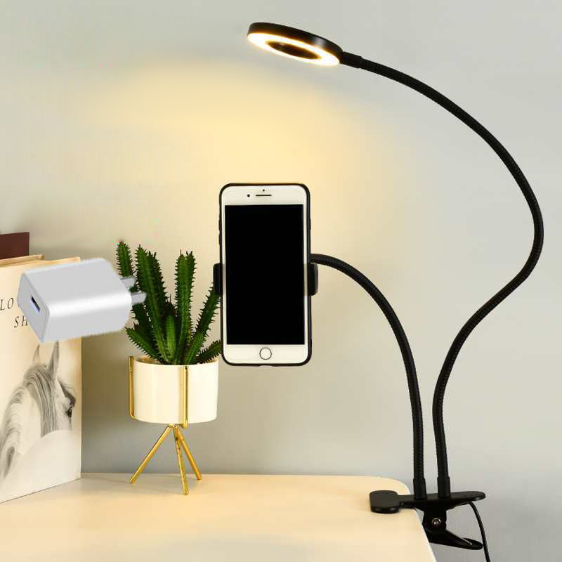 Office Furniture Modern - Dudukan Ponsel Fleksibel Universal dengan Lampu