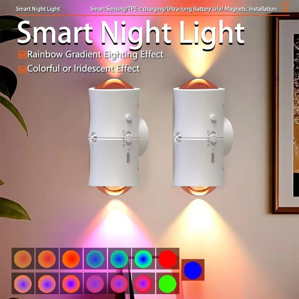 Room Divider Bamboo - Lampu Malam LED Sensor Gerak 7