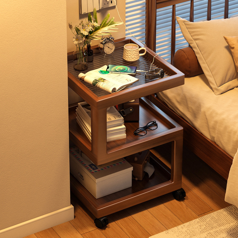 Room Divider Bamboo - Meja Samping Tempat Tidur Baru, Rak
