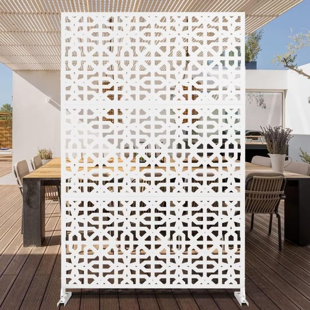 Room Divider Bamboo - Pembatas Privasi Luar Ruangan, Panel Privasi