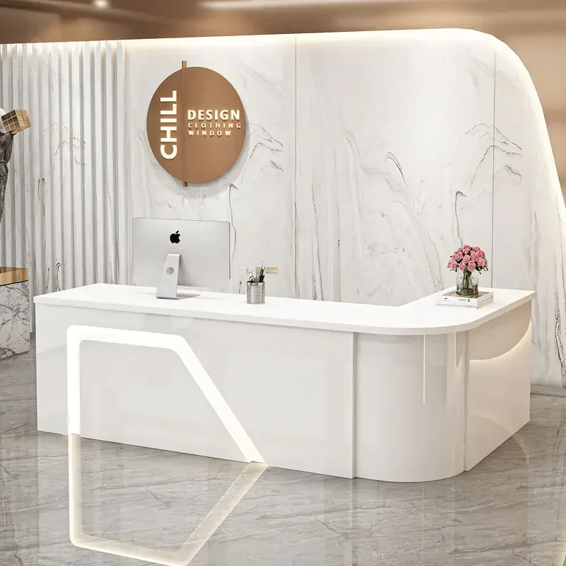 Meja Kasir Sederhana Kecil Lan - Office Furniture Factory Shop ulasan dan harga