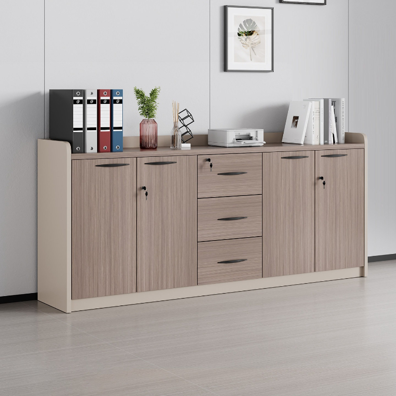 Lemari Penyimpanan Kantor Kayu - Credenza Office Storage ulasan dan harga