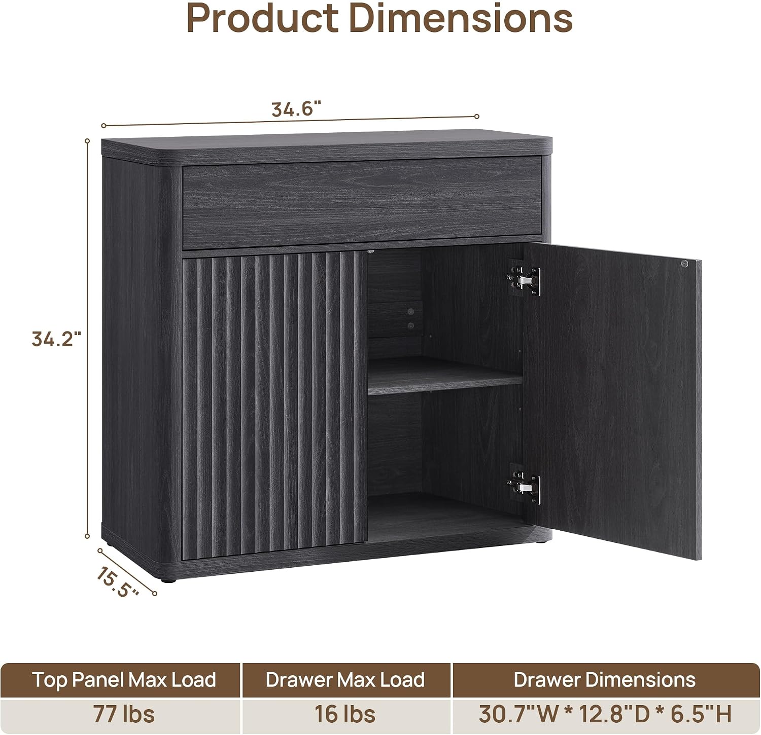 Lemari Penyimpanan Bufet Sampi - Credenza Office Storage ulasan dan harga