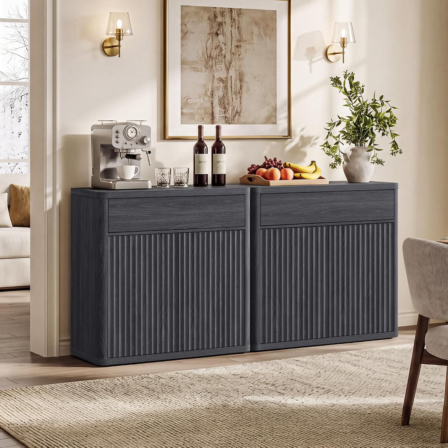 Lemari Penyimpanan Bufet Sampi - Credenza Office Storage ulasan dan harga