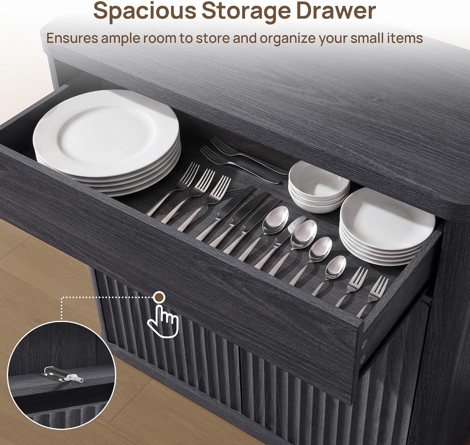 Lemari Penyimpanan Bufet Sampi - Credenza Office Storage ulasan dan harga