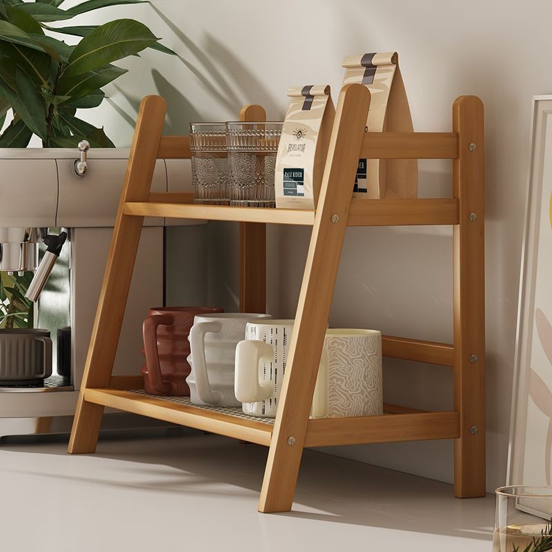 Rak Penyimpanan Dapur Bambu 2  - Room Divider Bamboo ulasan dan harga