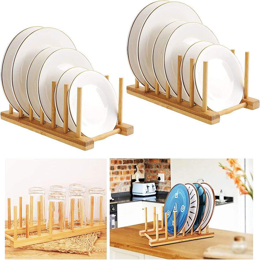 1 Buah/2 Buah Rak Piring Bambu - Room Divider Bamboo ulasan dan harga